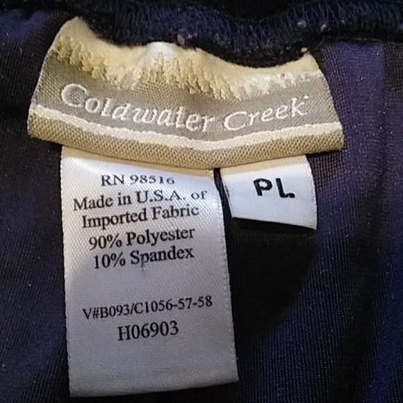 Stretch velvet pants from Coldwater Creek, VGUC - Picture 2 of 6